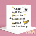 Personalised Father's Day Card-From The Cat