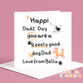 Personalised Father's Day Card-From The Dog