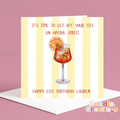 Personalised Funny Cocktail Birthday Card - Cocktail Spritz